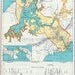 1937 Vintage Map of the Panama Canal Zone