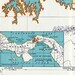 1937 Vintage Map of the Panama Canal Zone