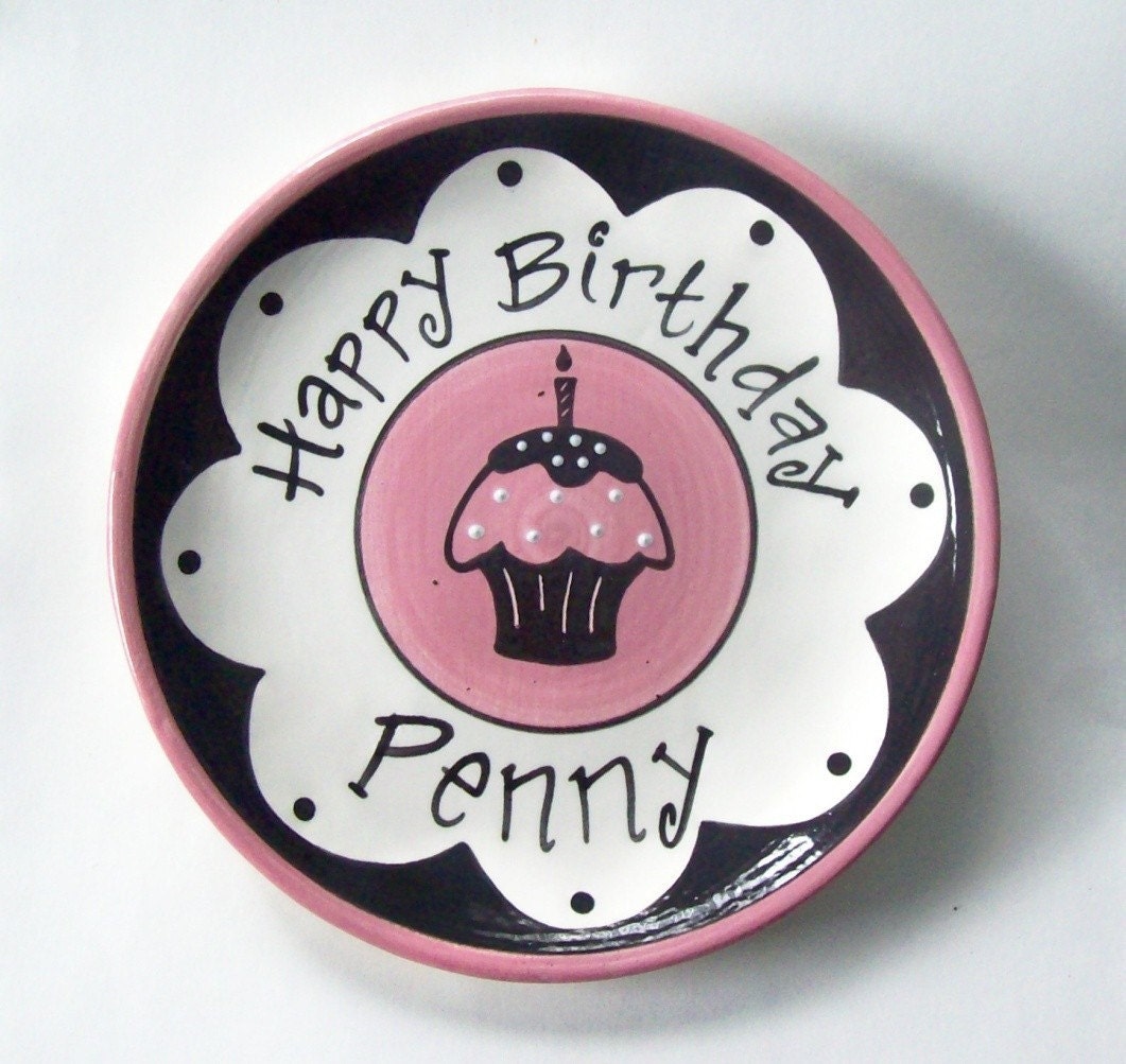 Birthday Girl Plate PERSONALIZED