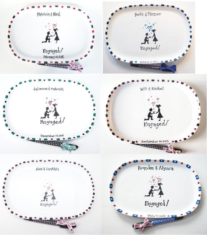 Ceramic Signature Plate for ENGAGEMENT