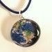 Planet Earth Glass Pendant - South America /The Americas