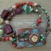 Bohemian Necklace, Art Necklace, Gypsy Necklace