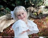 The Tiny Tot Mini Alana Headdress by Kat Swank. Custom Made to Order, Vintage Materials- Your Colors- A head piece fit for a Princess.