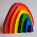 Wooden Toy Rainbow Stacker- Imagination Kids- Waldorf