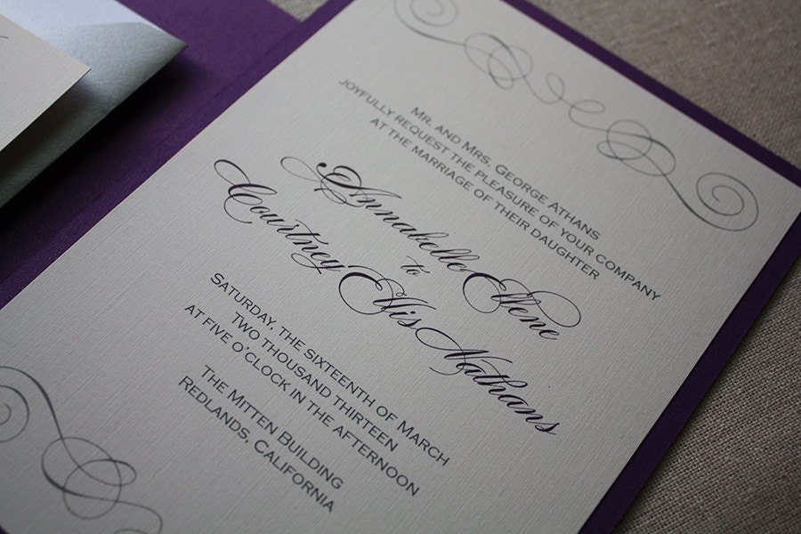 The Annabelle Wedding Invitation Suite