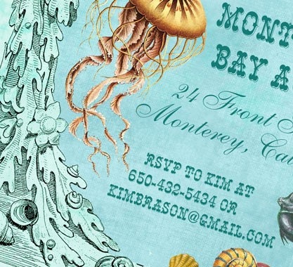 Under the Sea Party Invitation, Birthday, Baby Shower, Bridal Shower, Any Occasion
