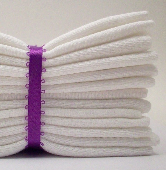 Un Paper Towels - Bakers Dozen - Eco Friendly Reusable Birds Eye Cotton - Laundry and Cleaning - Laundry and Cleaning