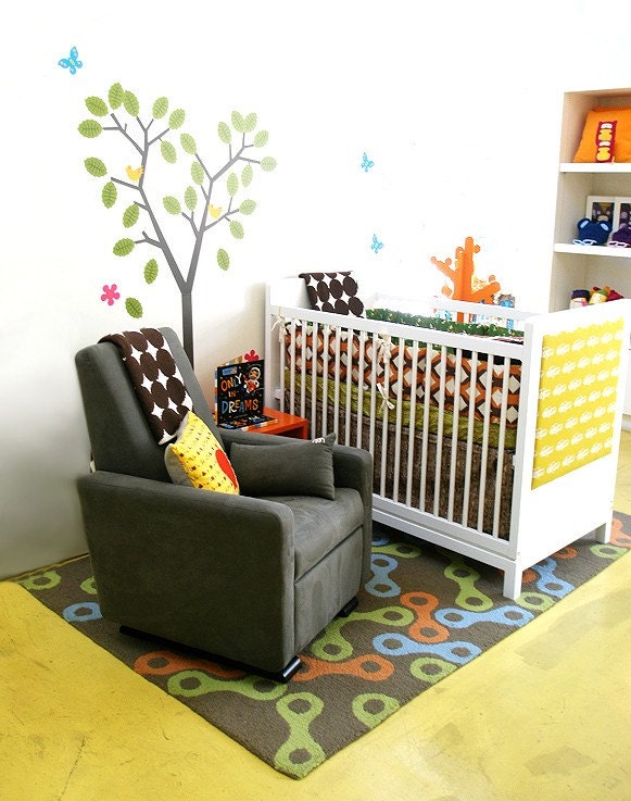 Crib Bumper Set , Bumper Guards , Bumper Pads , Crib Bedding Peter Pepper Pals