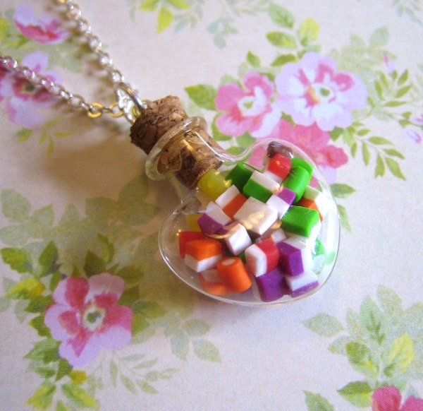 Little Dollys Secret Bottle Necklace