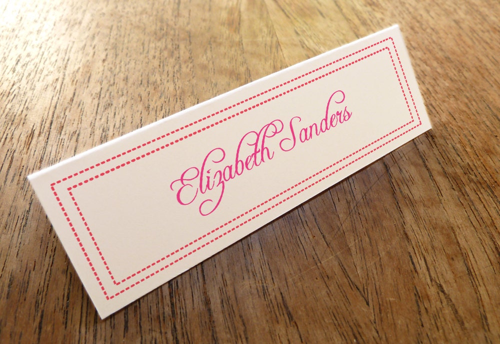 Printable Wedding Place Cards - Mumbai