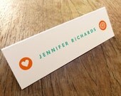 Printable Wedding Place Cards - Love Joy Happiness