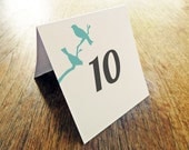 Printable Table Number - Love Birds