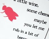 The birds and the bees - funny love card, relationship, sex (WG123)