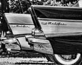 Chevy Bel Air - 8x10 - Black and White - Photographic Print