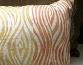 faux bois stripe pillow case