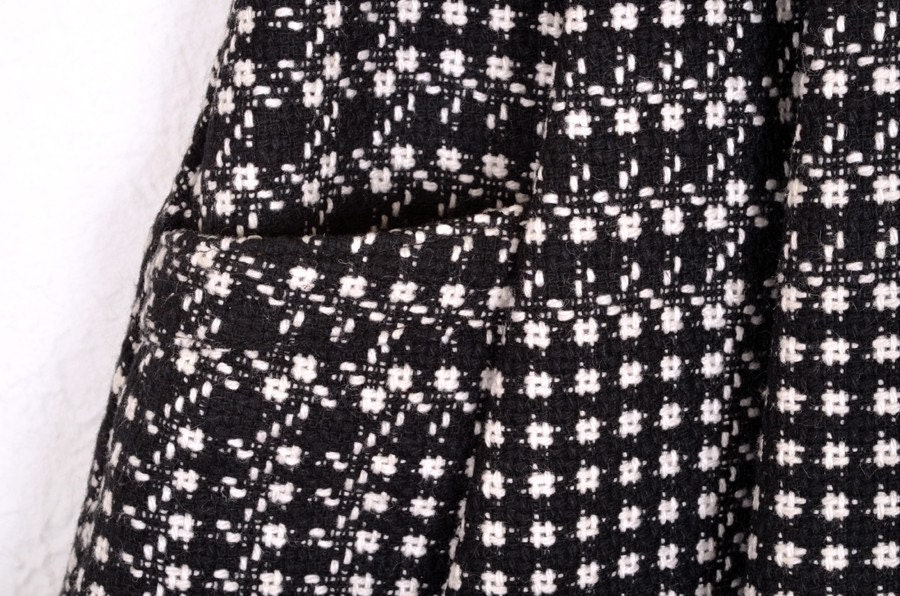 Japan Earthquake Relief SALE KANARO Tuck skirt/ Italian wool/ Medium