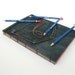 Recycled Jeans Book with Stylized Heart on the Pocket