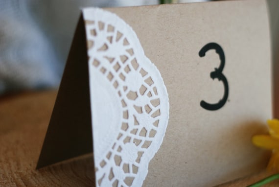 wedding decoration lace kraft paper postscripts