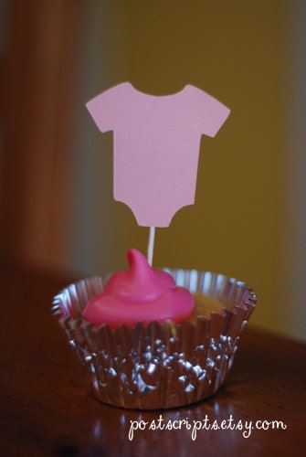 It's A Girl - Pink and Brown Onesie Clothesline Banner perfect for baby shower, party, or maternity photo prop
