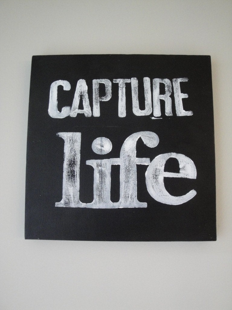Canvas Word Series - Capture Life