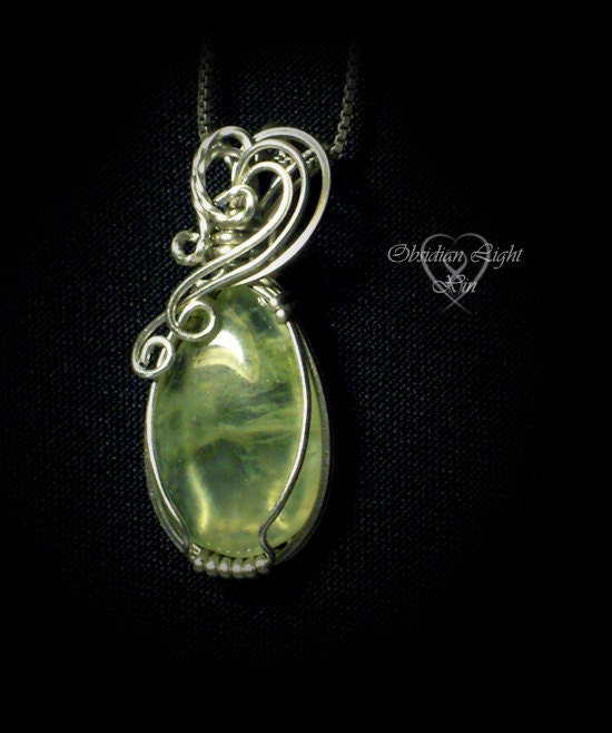 Spring Rain Peridot Pendant
