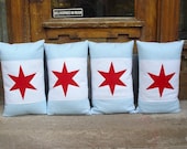 Chicago Flag Pillows- ONE Pillow
