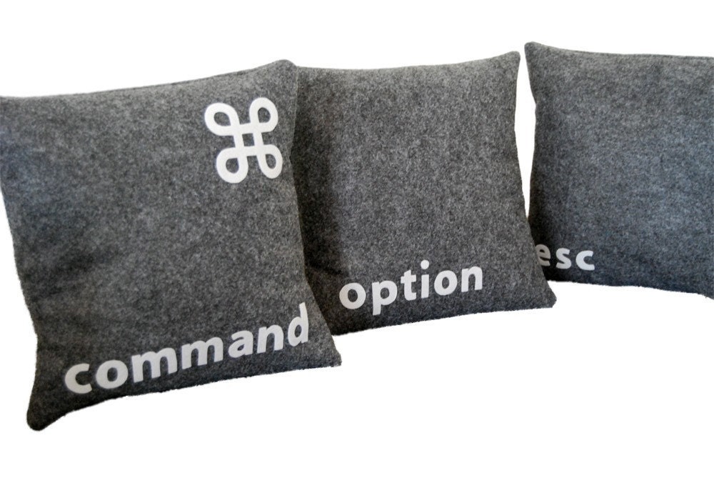 I'm a Mac-- Three Pillow Set- - Geeks Need Pillows Too