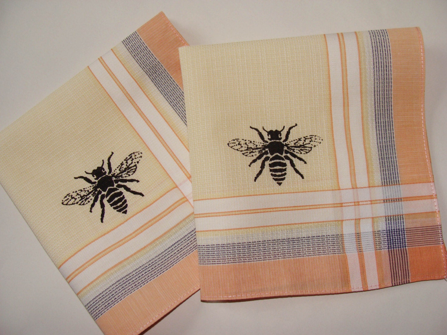 Sneezy Sheets, Set of 2 Silk-screened Handkerchiefs
