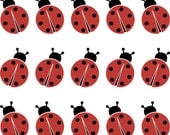 Ladybugs Wall Vinyl Decals Art Graphics Stickers