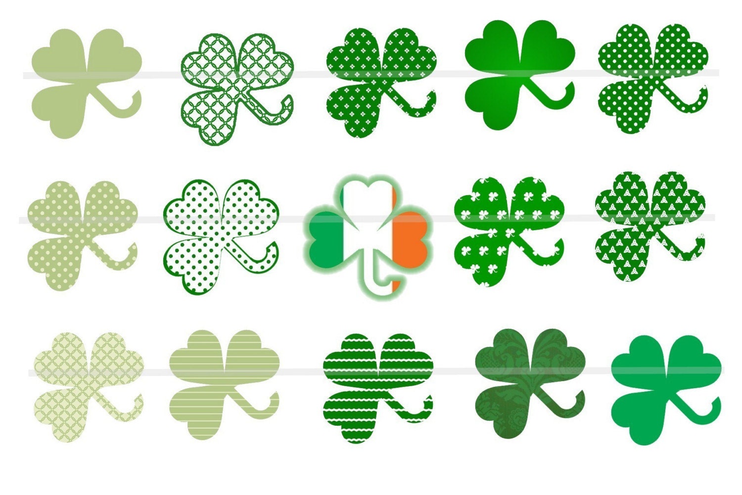 cute shamrock clipart