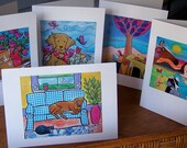 Greeting Card Set : Pet Love (Set of 5)