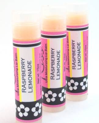 Raspberry Lemonade lipbalm, moisturizing recipe, Kiss, flavored, shea, fruit, citrus