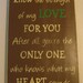 New LARGE 12 x 25,  No one else will ever know the strength of my LOVE for you, Baby, Boy, Girl, Nursery, Distressed, Sign
