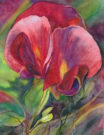 Sweetest of Sweet Peas (notecards)