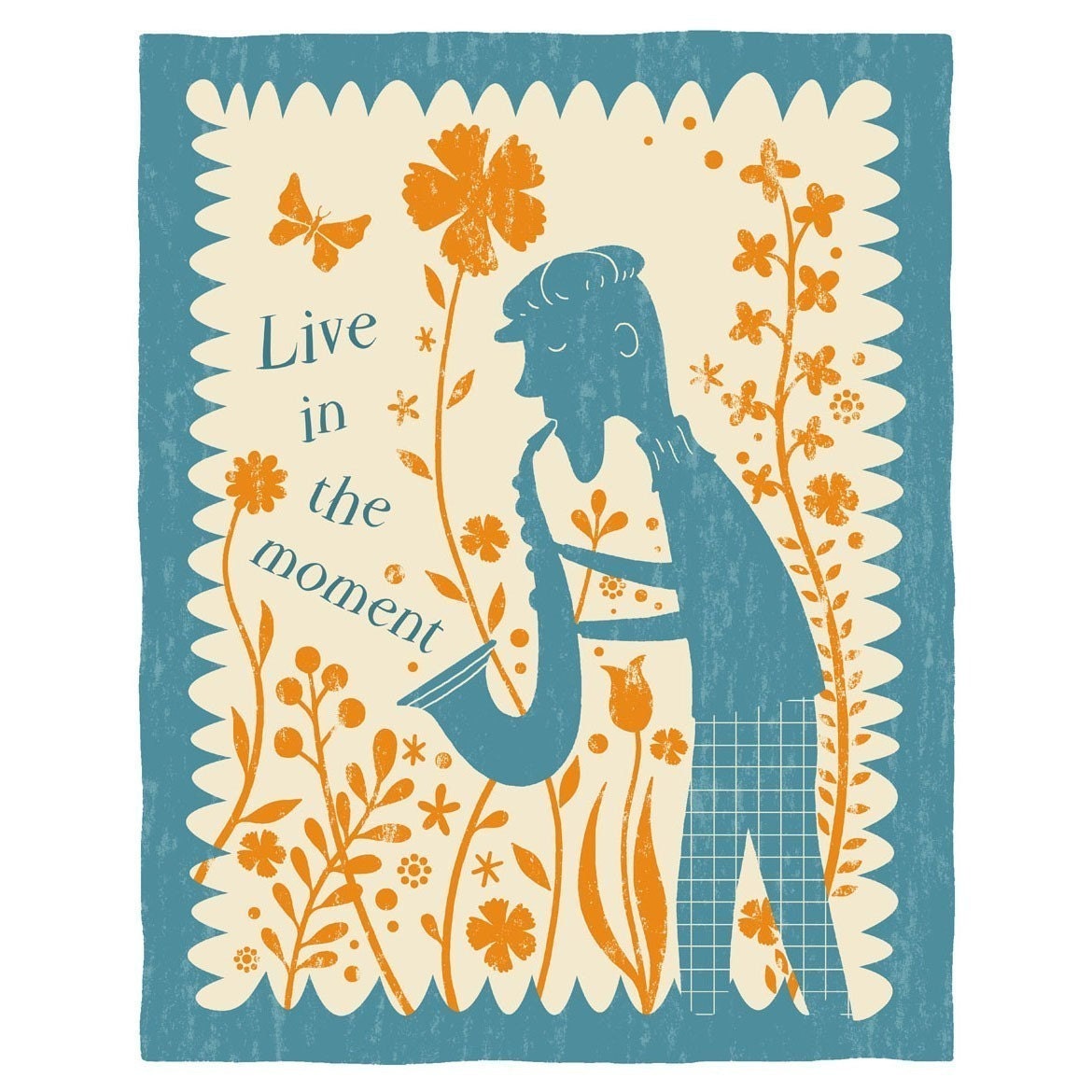 Live In the Moment Art Print