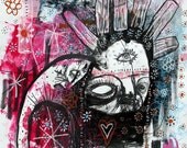 Shaman Spirit Print - Jesse Reno - 13"x19" - If You're Not Wasting Time, Why Are You In A Hurry