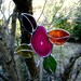 Retro Flower Stained Glass Suncatcher Psychedelic Hippie Easter Mothers Day Wedding Graduation Spring Birthday Gift Original Design