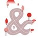Ampersand Love Anniversary Valentine - All roads lead to you Print 8 x 11.5