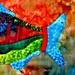 Wall Art Quilt Fish Wall Hanging Batik OOAK Handmade