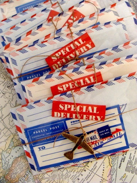 Vintage Par Avion Via Air Mail Mixed Lot