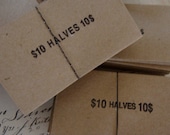 Antique Coin Wrappers for Mixed Media