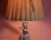 Vintage Porcelain German Lady Lamp