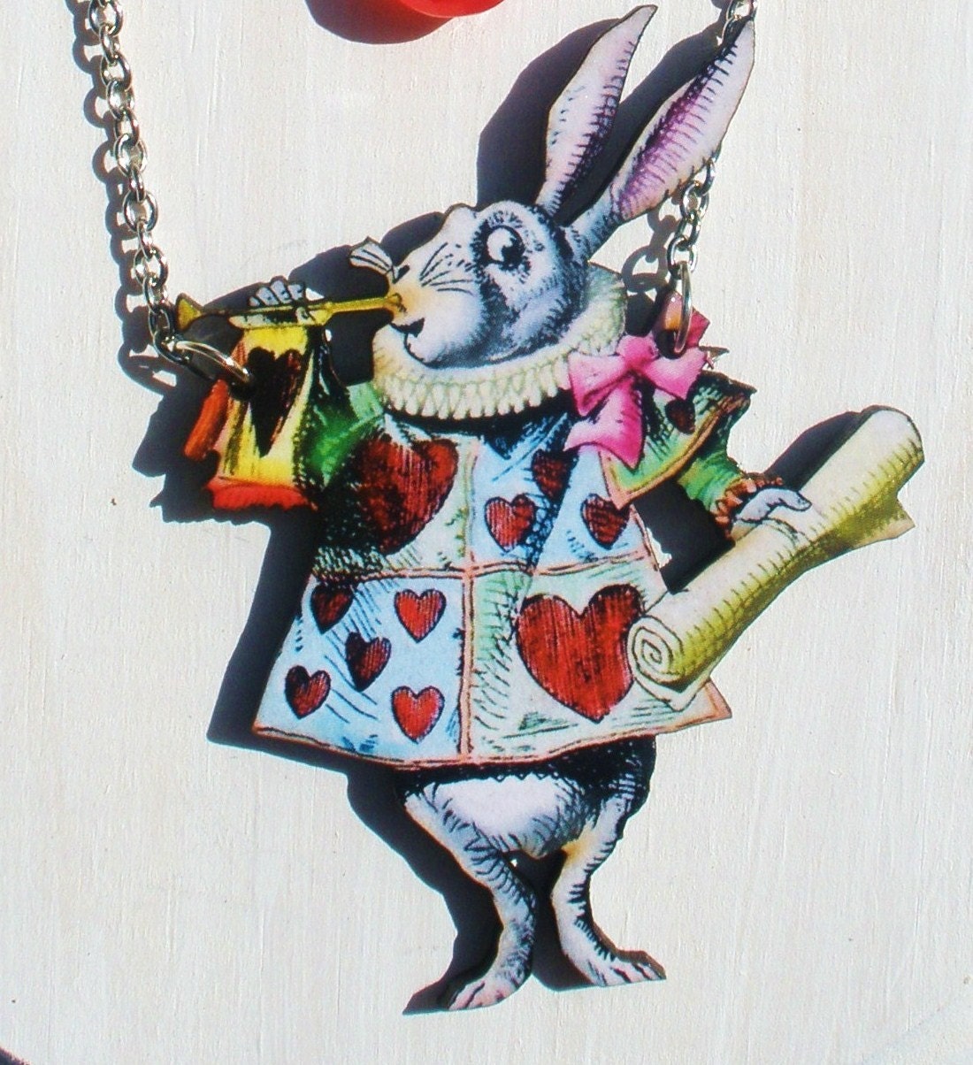 White Rabbit  Necklace