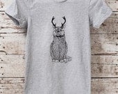 ON SALE - Being discontinued - Limited stock - The Original Wild Cat-a-lope - womens t-shirt - by Bark Decor