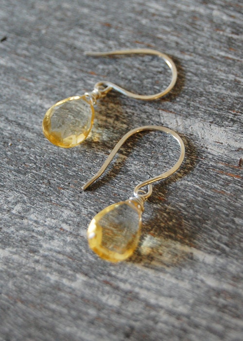 Citrine Drop Earrings