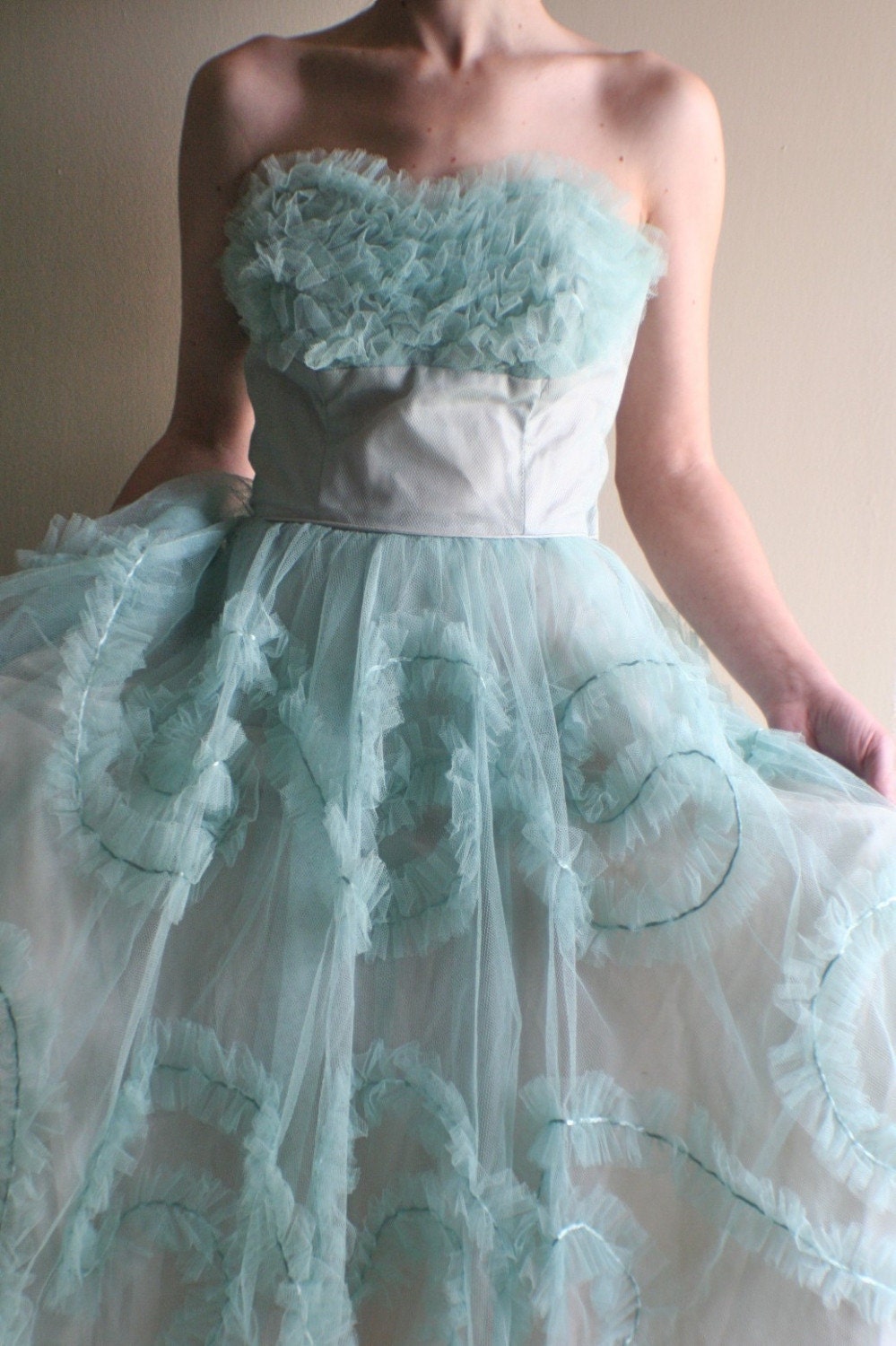 vintage 1950s DREAM dress
