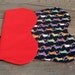 Dog Feeding Dish Placemat Dachshunds in Sweaters