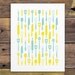 Kitchen Utensils Letterpress Art Print