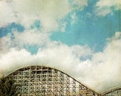 Roller coaster photograph, The Monster, La ronde - Montreal landmark Photograph