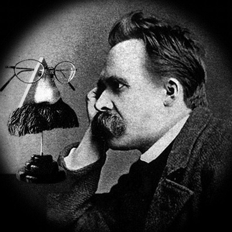 Eyewear Display, Nietzsche Nose Eyeglass stand, men, eyeglasses accessory, unusual, fun, funky